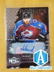 2020-21 Skybox Metal Universe Rookies #129 Martin Kaut Auto /399